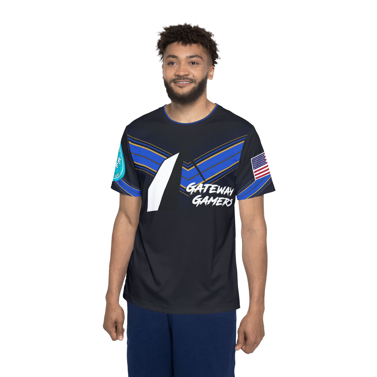 Gateway Gamers Black and Blue Team Jersey
