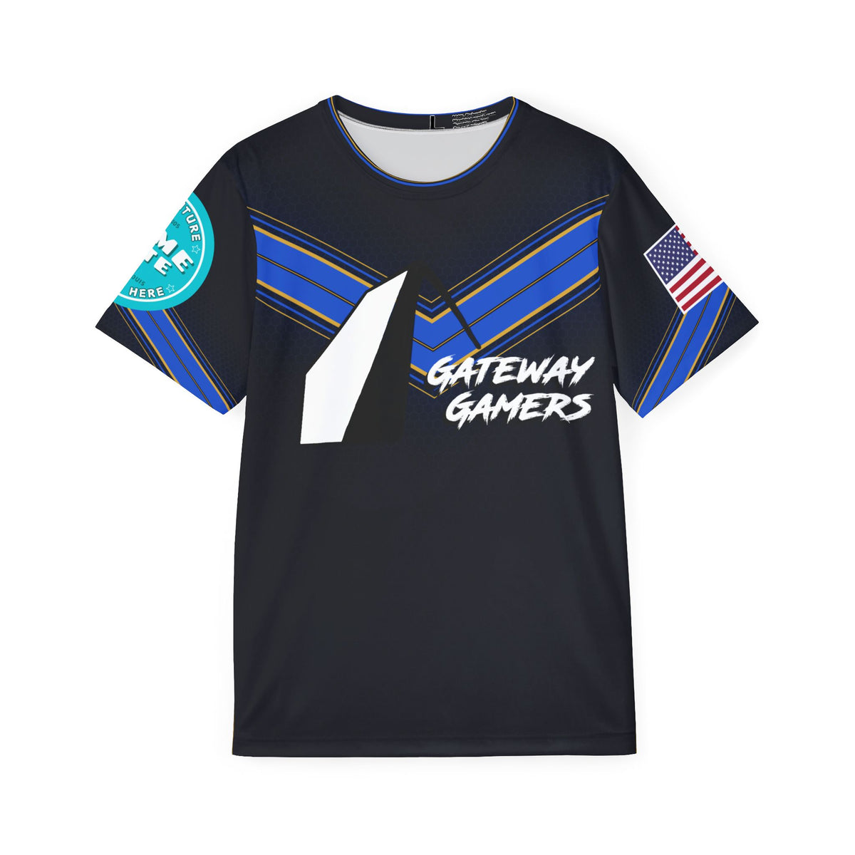 Gateway Gamers Black and Blue Team Jersey