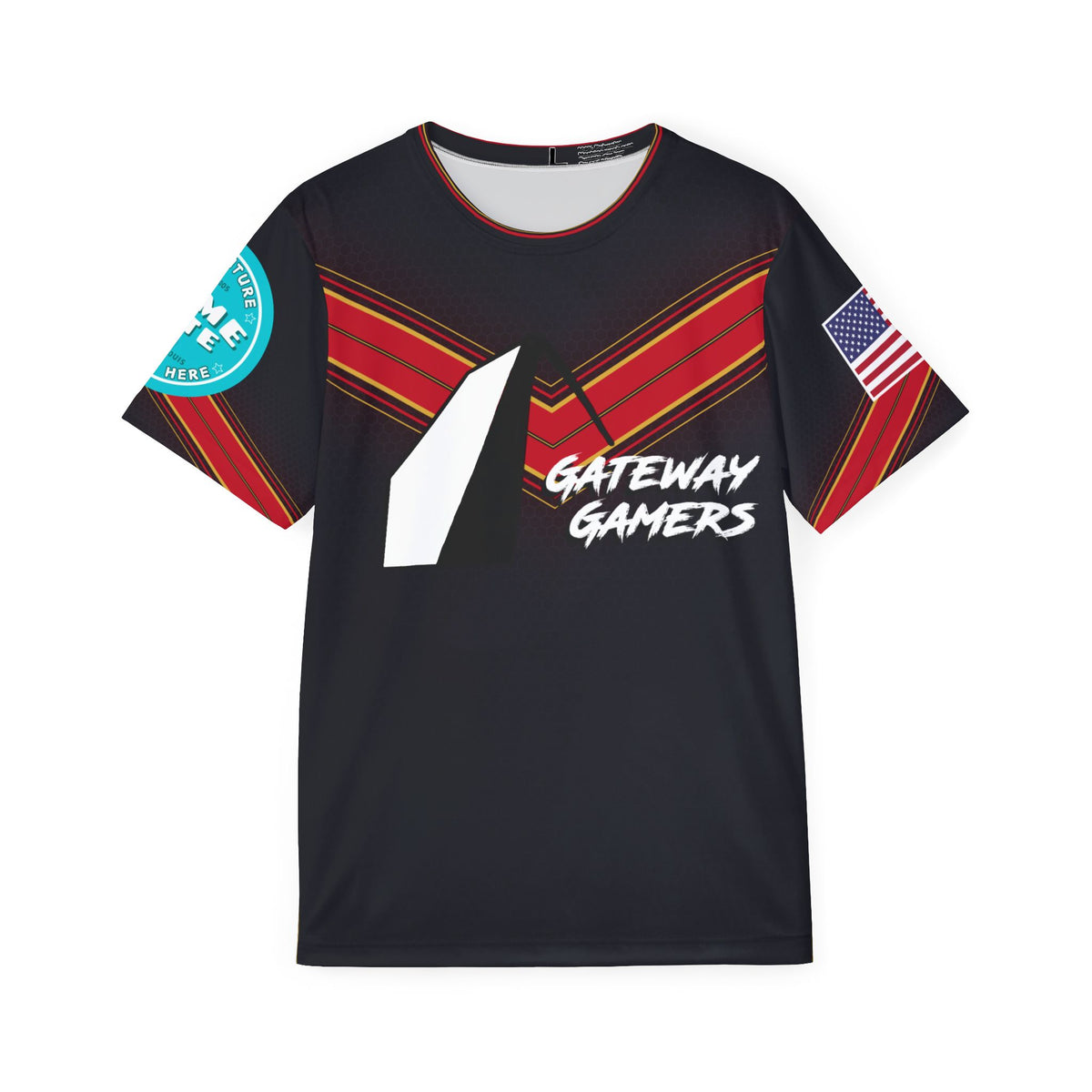 Gateway Gamers Black and Red Team Jersey