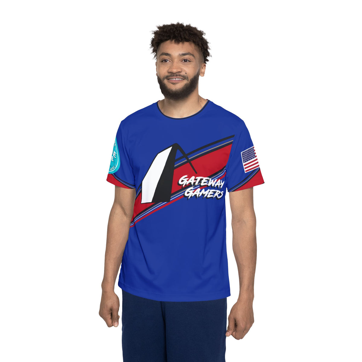Gateway Gamers Sporty Plain Blue Team Jersey